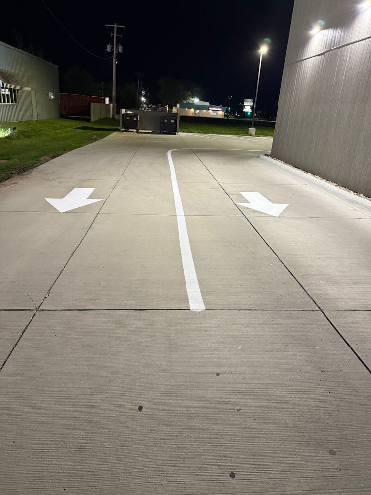 All Photos for Midwest Line Striping LLC in Spirit Lake, IA