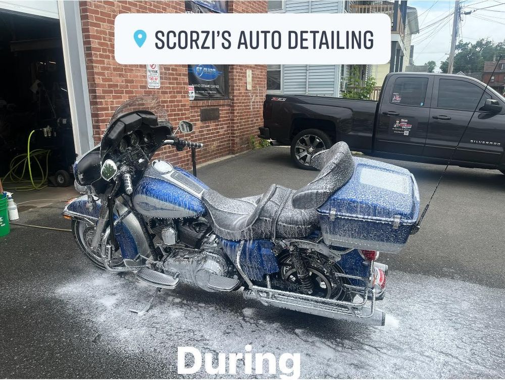 Motorcycle Detailing for Scorzi’s Auto Detailing in Easthampton, MA