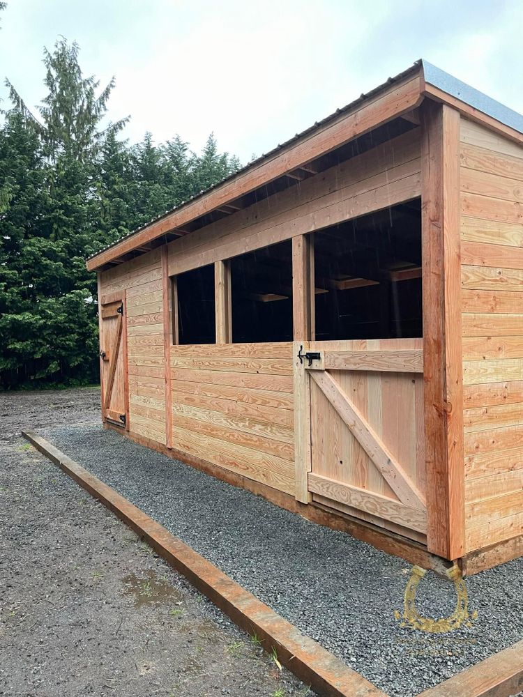 Shelters for Oats Equestrian Fencing LLC in Arlington, WA