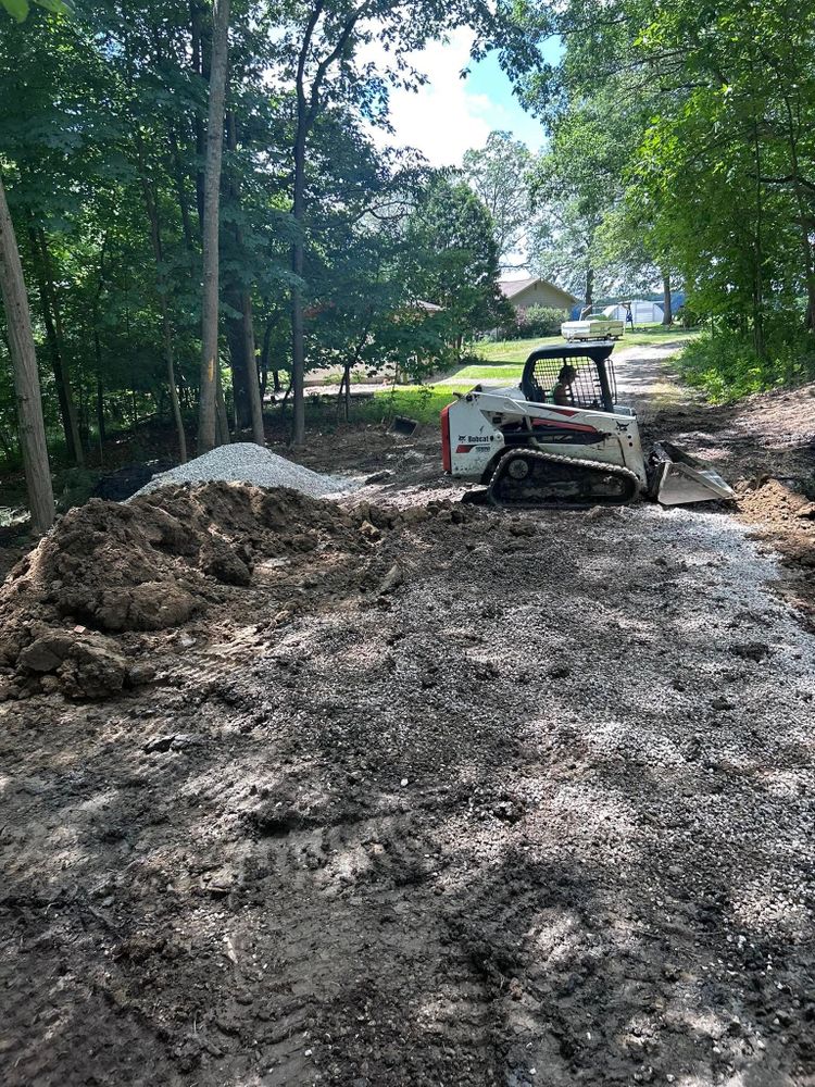 Our excavation service expertly prepares your site for any concrete project, ensuring a solid foundation through precise digging and leveling, while prioritizing safety and efficiency to enhance the overall quality of your construction. for Solid Rock Concrete & Landwork in Galion, OH