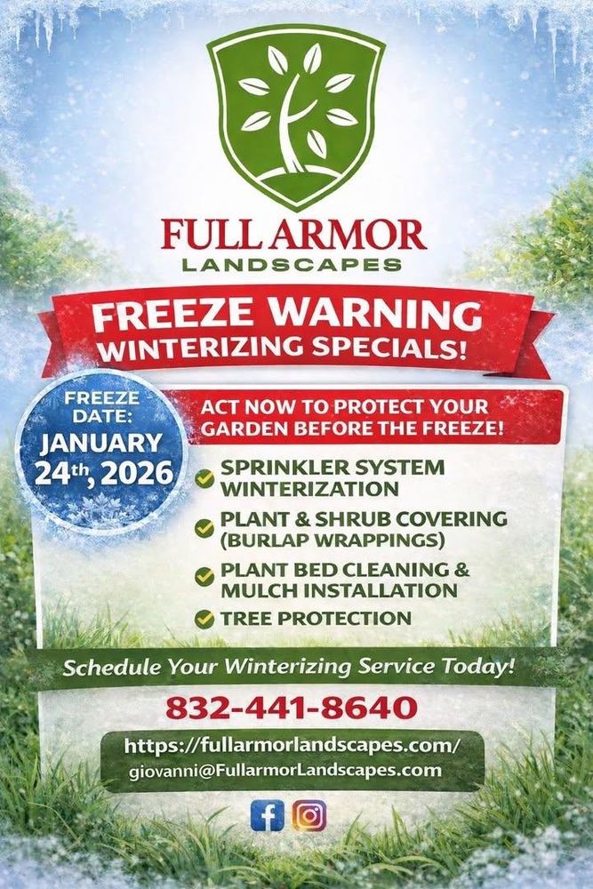 All Photos for Full Armor Landscapes in League City, TX