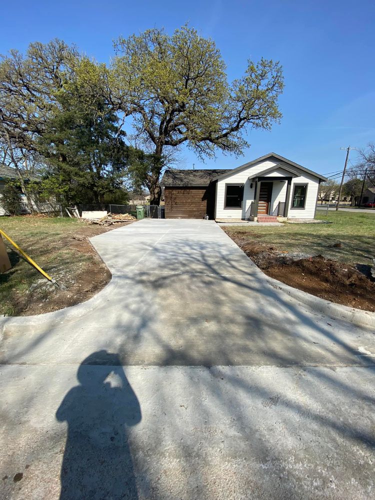 Concrete for Texas Freedom Turf Co. in Dallas, TX