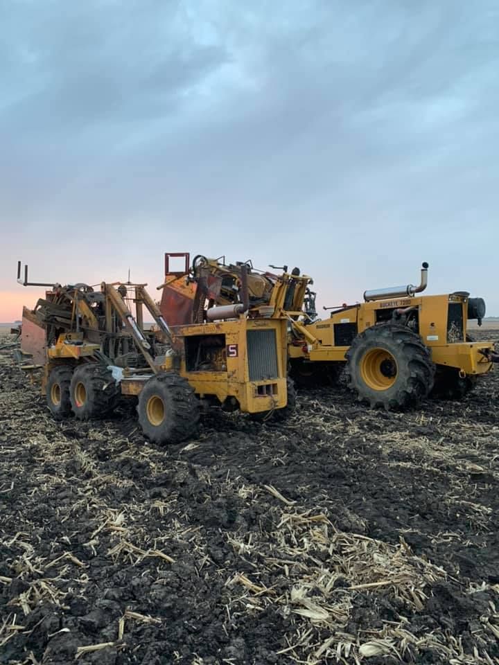 Excavating for M & W Tiling and Excavating in Calamus, IA
