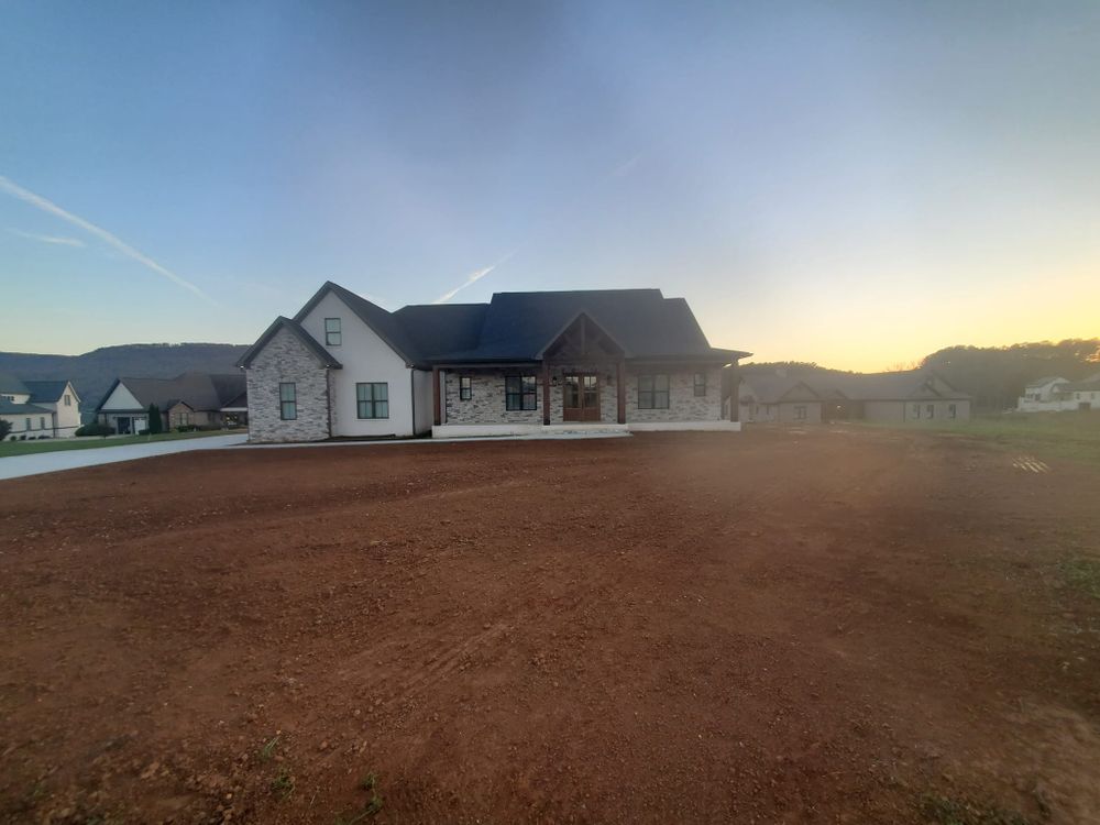 Excavating for H&H Earthworks in Decherd, TN