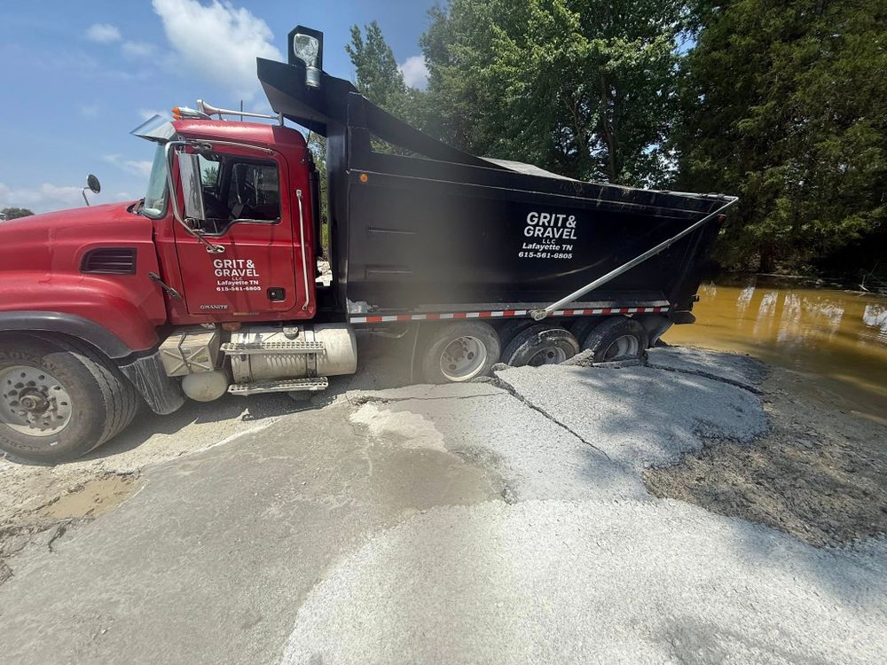 Our Dirt Work service provides expert excavation and site preparation, ensuring your property is leveled and ready for construction or landscaping needs with precision, efficiency, and attention to detail. for Grit and Gravel LLC in Lafayette, TN