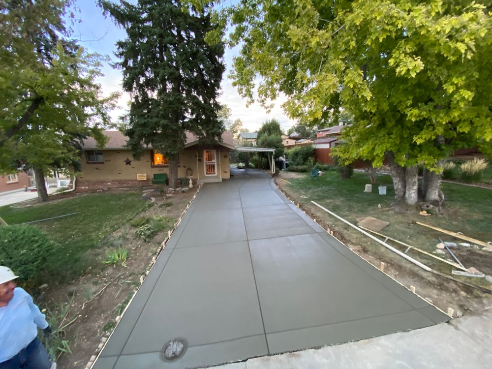 Concrete Driveways for B&M Concrete LLC in Longmont, CO