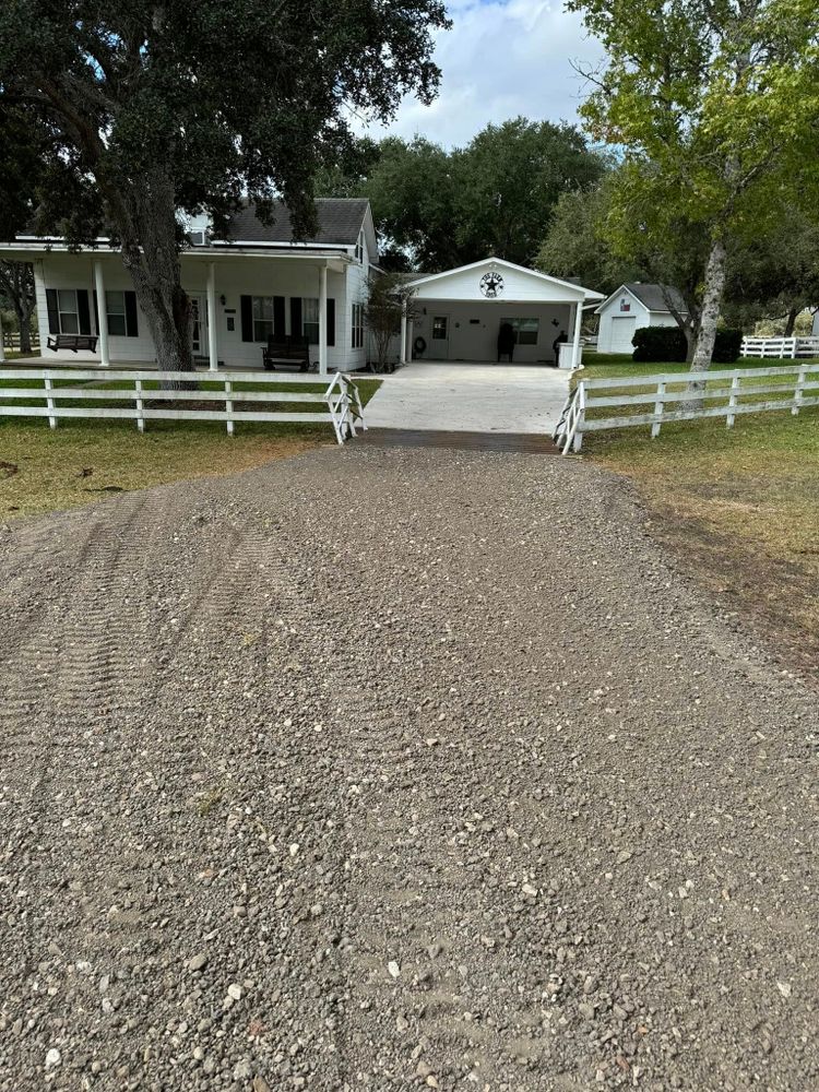 Excavating for RH Property Enhancement in Moulton, TX