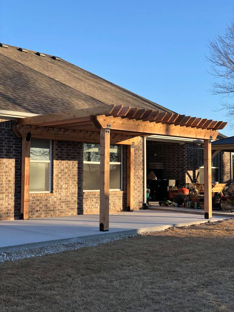 Custom Pergolas for Ozark Deck Company in  Rogers, Arkansas