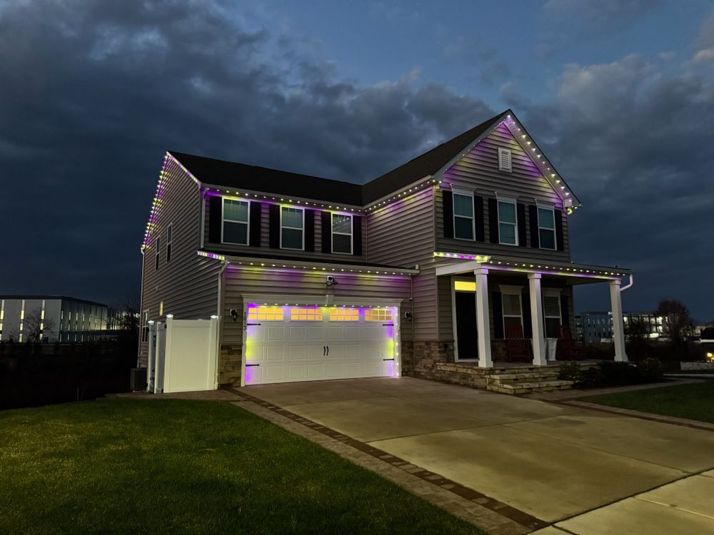 Permanent Lighting for Happy Holiday Christmas Lighting in Mullica Hill, NJ