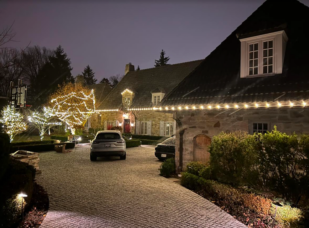 Brighten your home this holiday season with our Holiday Lights service! Our team will expertly design and install festive lighting to enhance your property's curb appeal and spread holiday cheer. for Property Elites  in Toronto, 