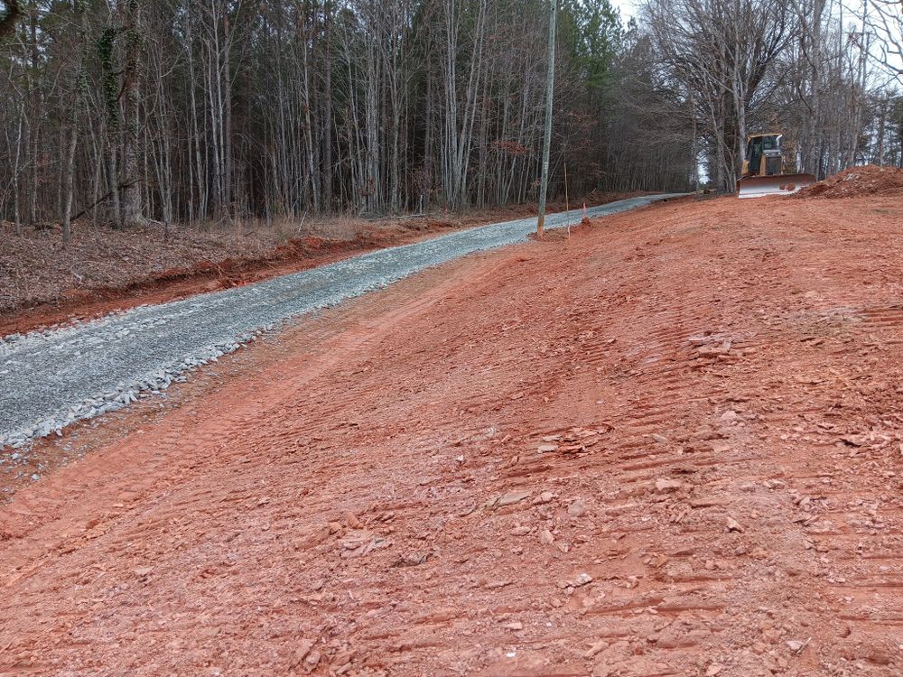 Excavating for Baldwin Grading of NC in Pilot Mountain, NC