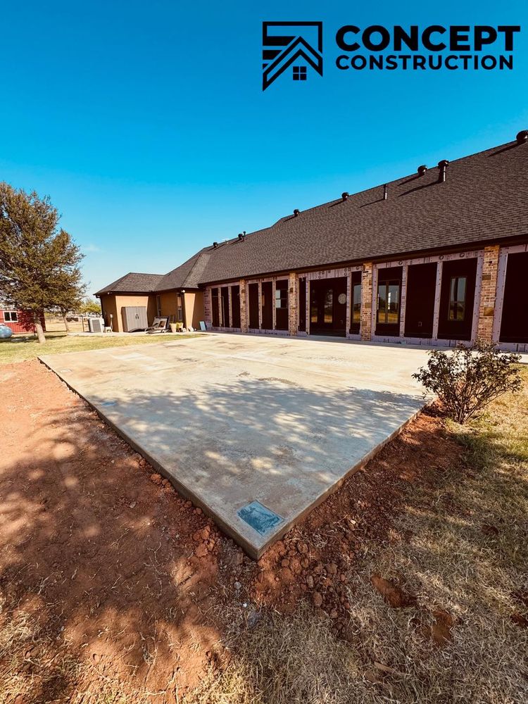 Concrete for Concept Construction in Vernon, TX