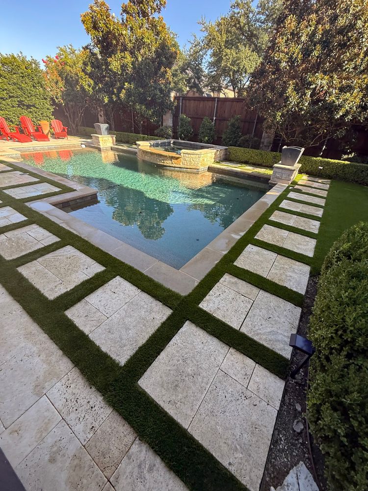 Turf & Landscaping for Walker Custom Exteriors in Dallas, TX