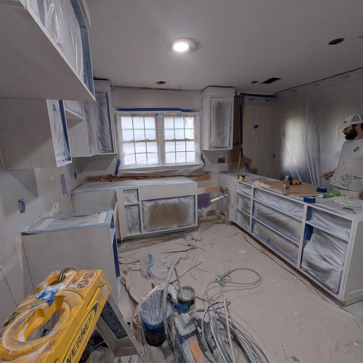 Kitchen and Cabinet Refinishing for Harrell's Painting in Kinston, NC