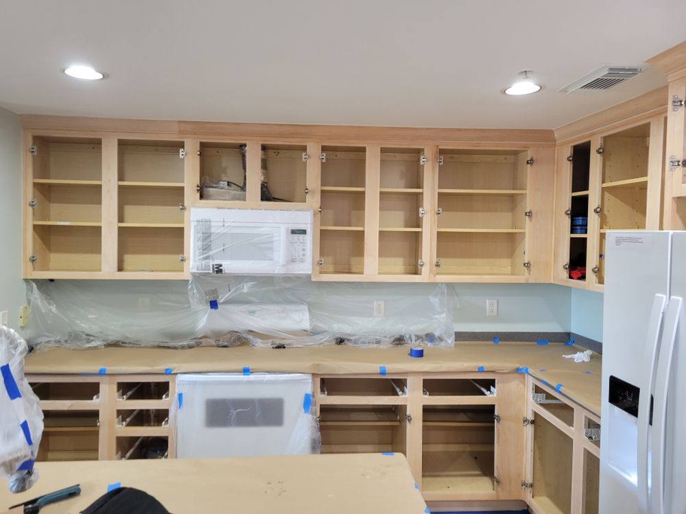 Kitchen cabinets  for Bocanegra Painting LLC  in Savannah, GA