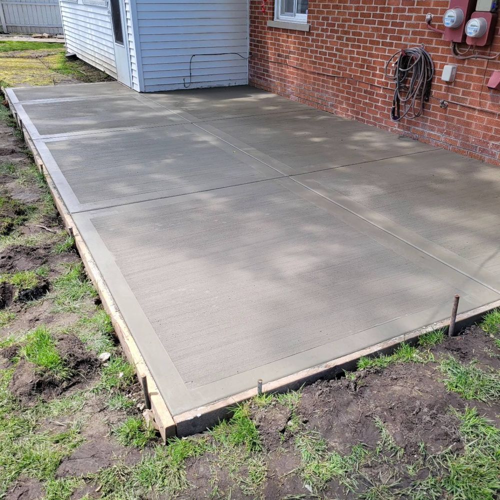 Our Concrete Slab Construction service provides durable, precise, and expertly crafted slabs that enhance the foundation of your home. Rely on our team for quality craftsmanship tailored to meet your specific needs. for Bear Concrete & Outdoor Services in Auburn Hills, MI