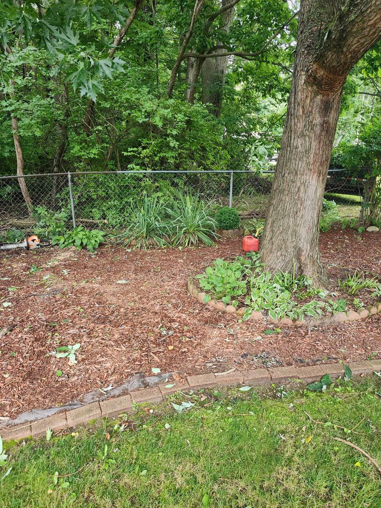 Enhance your landscape with our professional mulch installation service. Our team will carefully spread high-quality mulch around trees and plants to improve soil health, moisture retention, and curb appeal. for Foxworth Tree Service in Coloma,, MI