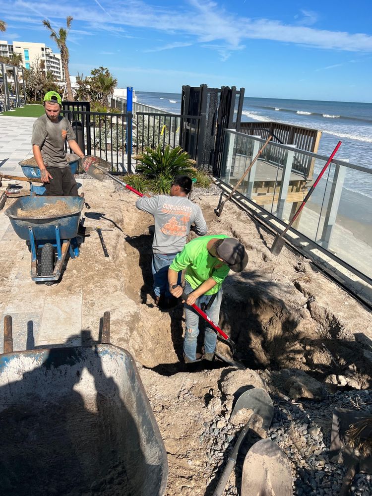 Commercial for Cunningham's Lawn & Landscaping LLC in Daytona Beach, Florida