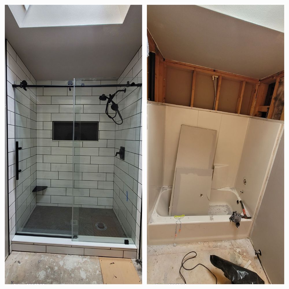 Bathroom remodels for Dawson Remodeling in Lake Stevens, WA