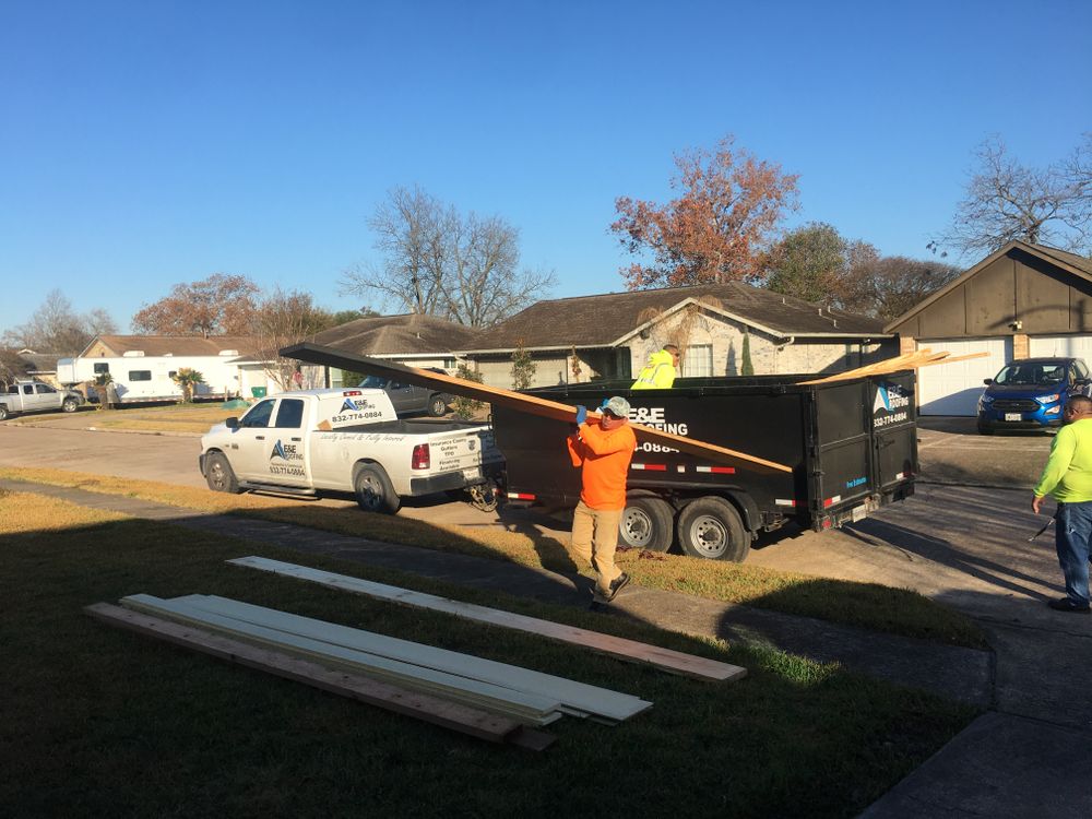 Transform your outdoor living space with our expert Deck & Patio Installation service. Enhance your home's beauty and functionality with a custom patio designed and installed by our experienced team. for E & E Roofing in Baytown, TX