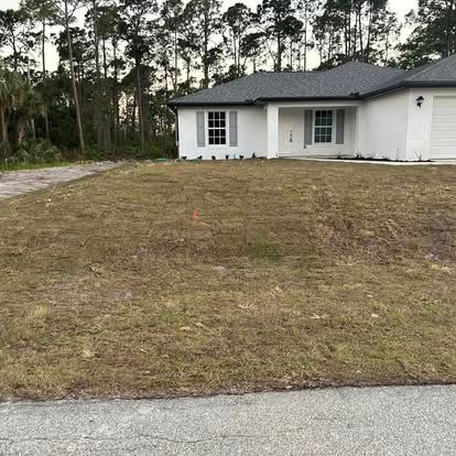 Transform your outdoor space with our professional sod installation service. We expertly prepare and lay fresh, healthy sod to ensure a lush, green lawn that enhances your home's curb appeal instantly. for Blue Collar Development in Lehigh Acres, FL