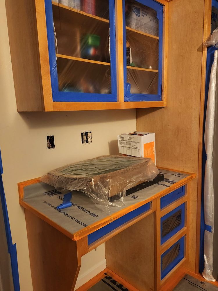 Cabinet Refinishing for Hanson Painting in Newburyport, MA