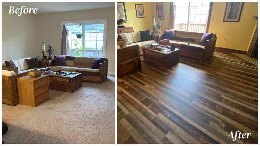 Transform your home with our expert flooring services, offering a wide selection of materials and styles. Our skilled team ensures precise installation for durability, beauty, and lasting satisfaction underfoot. for ACF Construction in Bend, OR