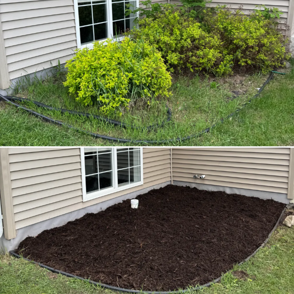 Mulch and Rock Installation for Bubba’s Seasonal Services in Buffalo, MN