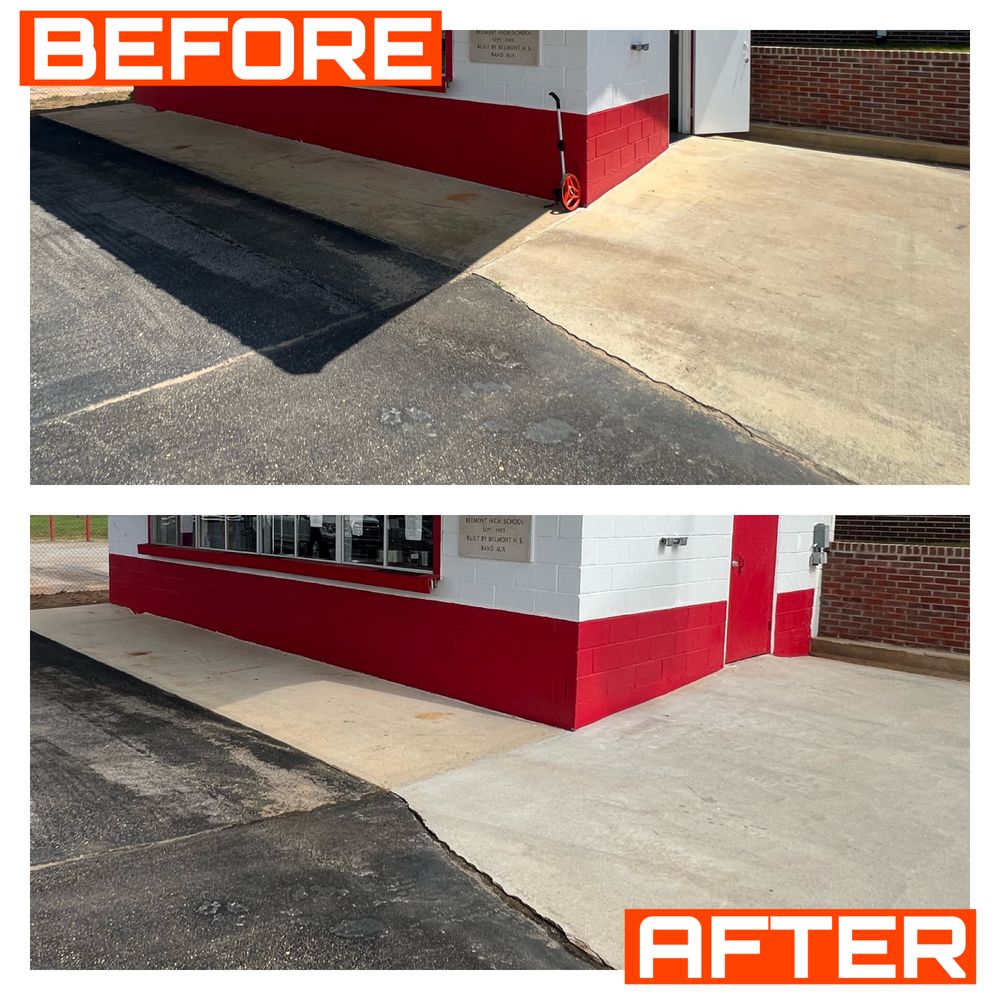 Concrete Cleaning for FunderFlow Commercial and Residential Pressure Washing Inc in Tupelo, MS