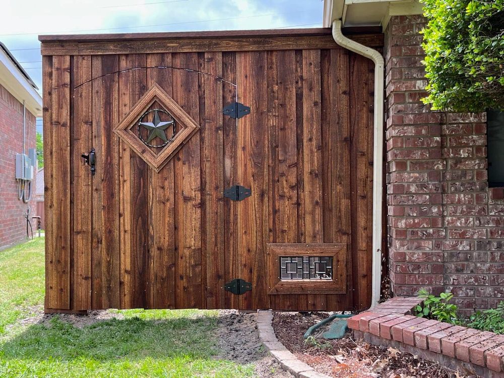 Enhance your home's security and appeal with our expert gate installation service, offering customized designs, durable materials, and professional craftsmanship to seamlessly complement your fencing needs. for A&O Texas Solutions in Arlington, TX