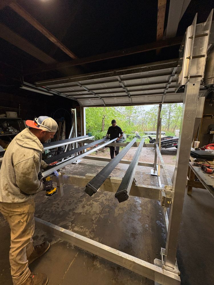 Boat lift Installation for Wagner's Lift & Dock Shop LLC in Watervliet, MI
