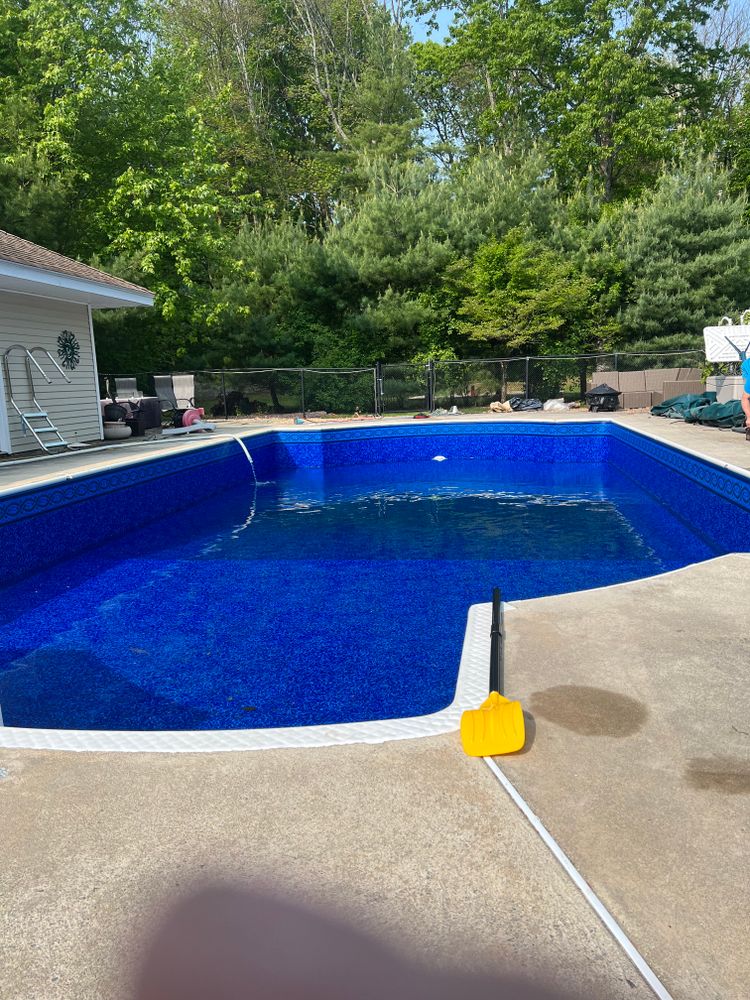 Construction for Full Service Pools in Andover, MA