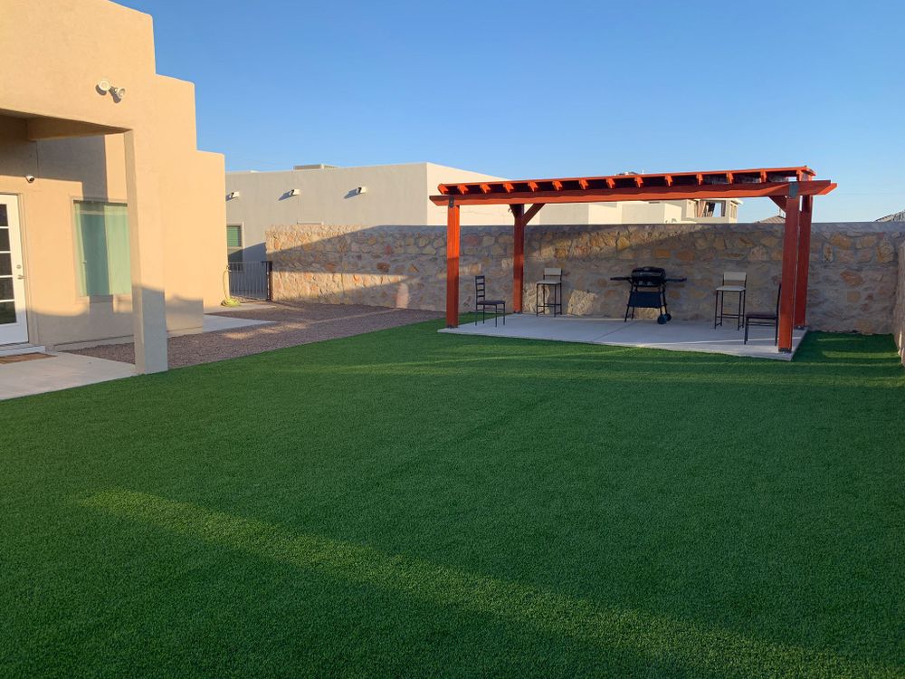 Artificial Grass Installation for Great Outdoors Patio Projects in El Paso, TX