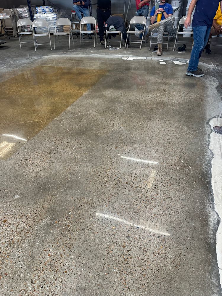 Polished Concrete  for Texas Curb N Borders in Houston, TX