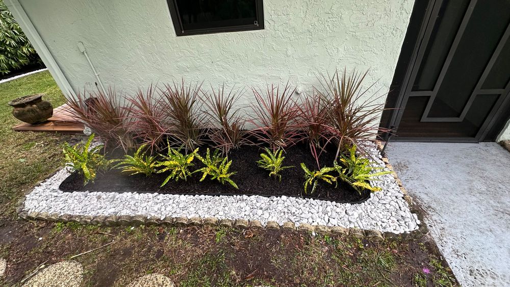 Our mulching service includes expert mulch installation to enhance your landscape by improving soil quality, retaining moisture, suppressing weeds and giving a visually appealing finishing touch to your garden beds. for South Florida Terra Systems in Boynton beach ,  FL