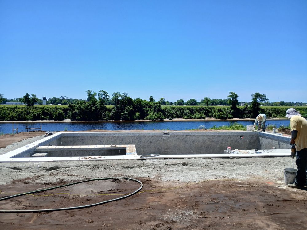 Pool Construction for Coastal Pool Leak Detection in North Myrtle Beach, SC