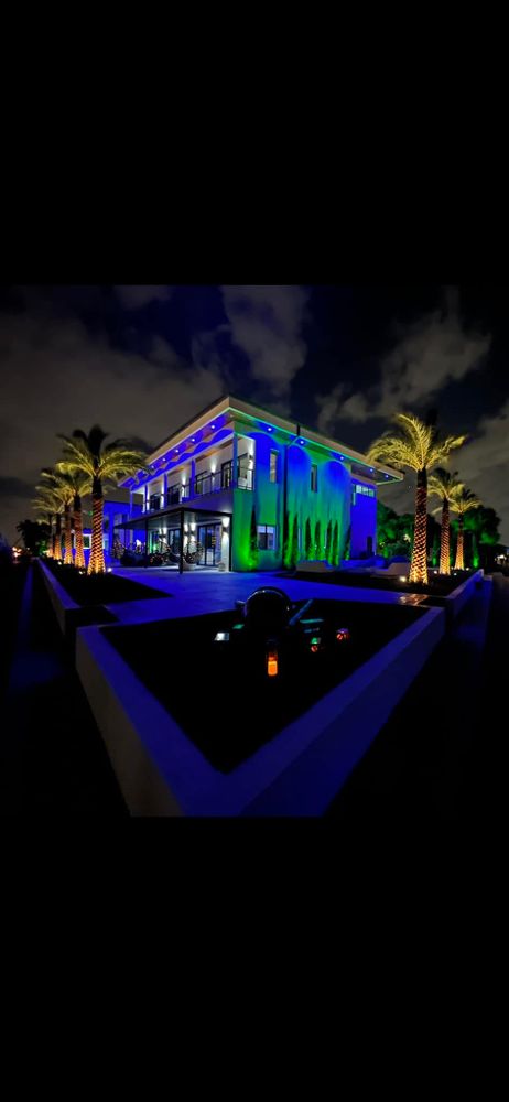 Illuminate your outdoor spaces with our professional landscape lighting services, enhancing beauty and security. Our tailored solutions highlight architectural features and gardens, creating an inviting ambiance for your home. for An Extravagant Landscape & Lawn Service in Delray, FL
