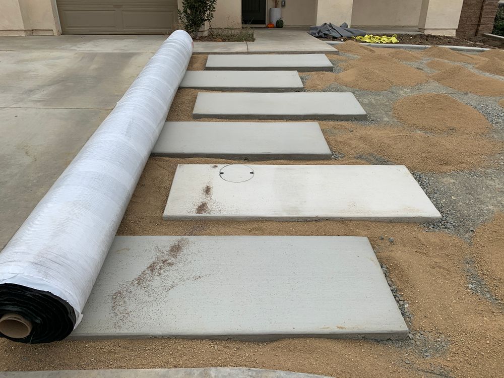 Concrete for Aidan Jade Landscaping in Riverside County, CA