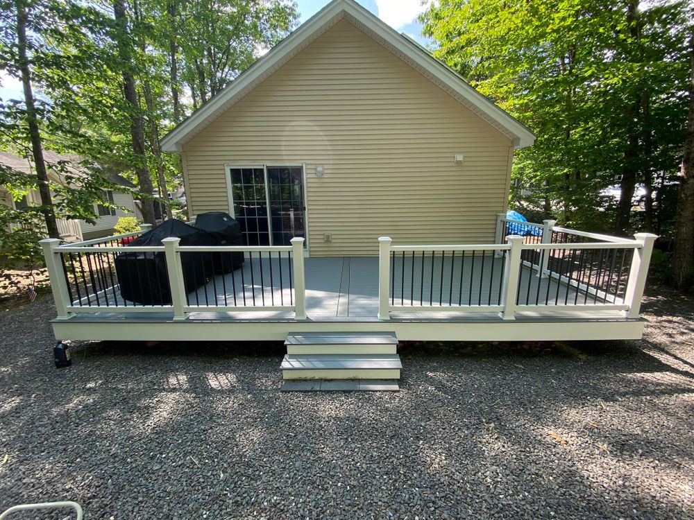 Deck Installation for Eagle Services LLC in Casco, ME