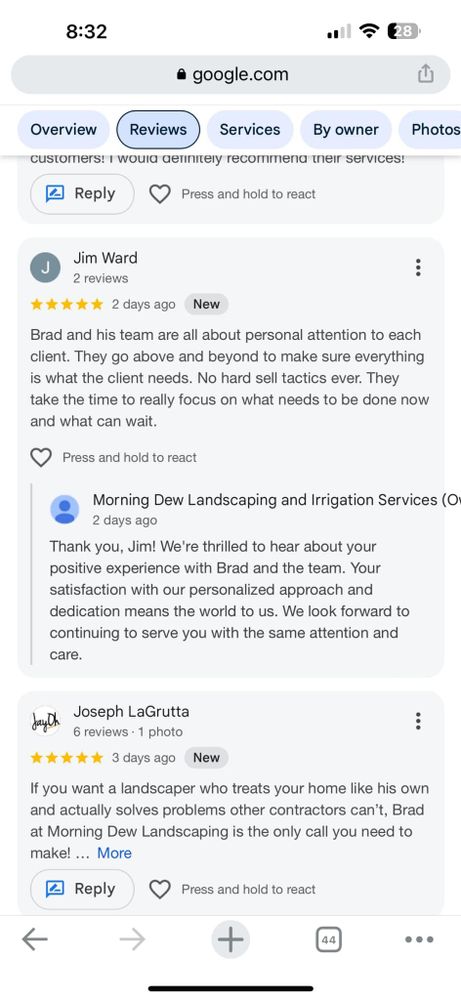 All Photos for Morning Dew Landscaping Services in  Marlboro, NY