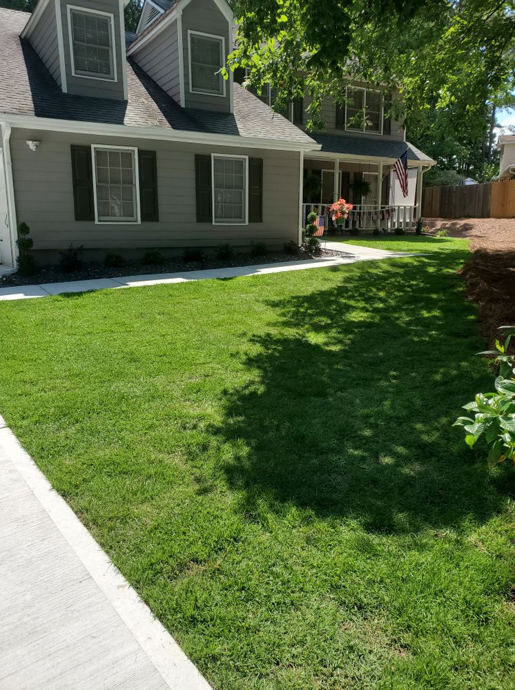 Mulch Installation for Zambrana Landscaping in Cobb County, GA