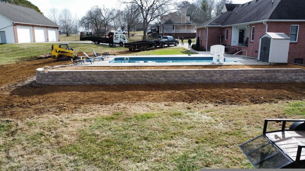 Stone Wall Installations for Adams Lawn Service & Landscaping, Inc. in Shelbyville, TN