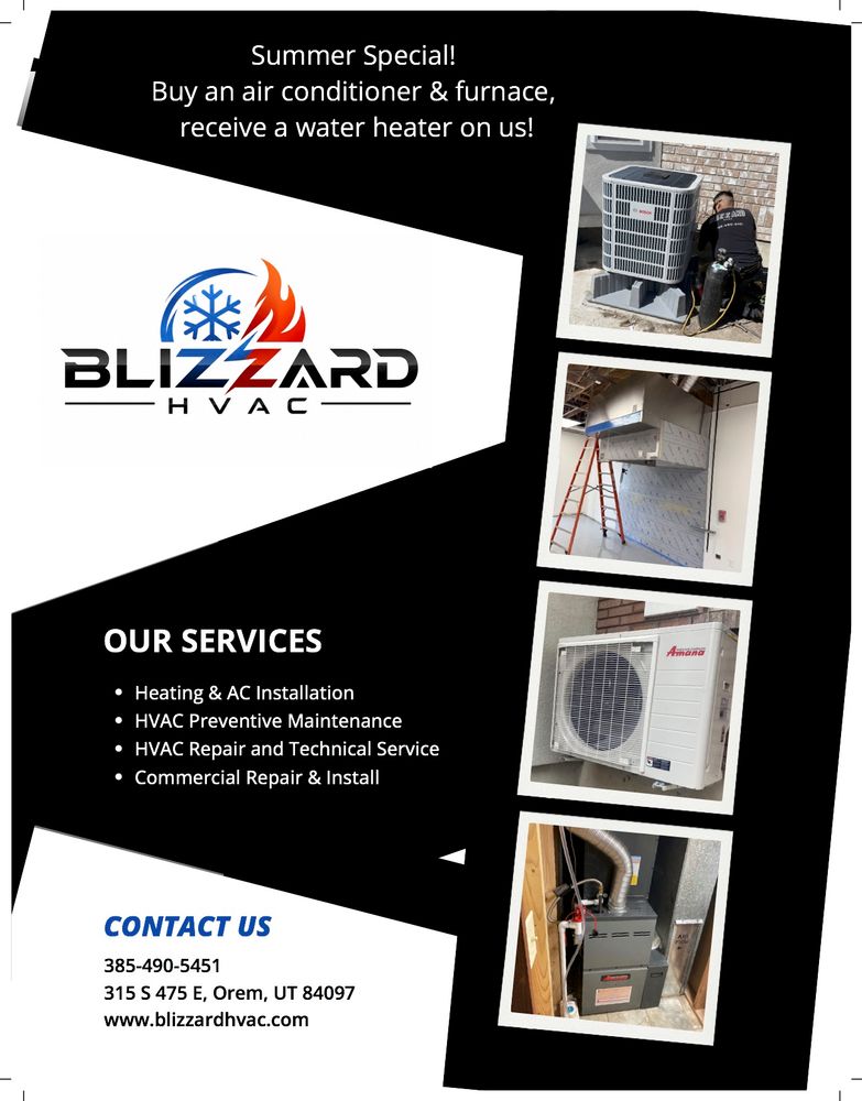 Blizzard HVAC team in Utah County, UT - people or person