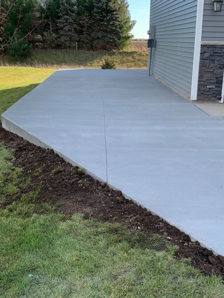 Commercial Concrete for Outdoor Dynamics LLC in Sherburne County, MN