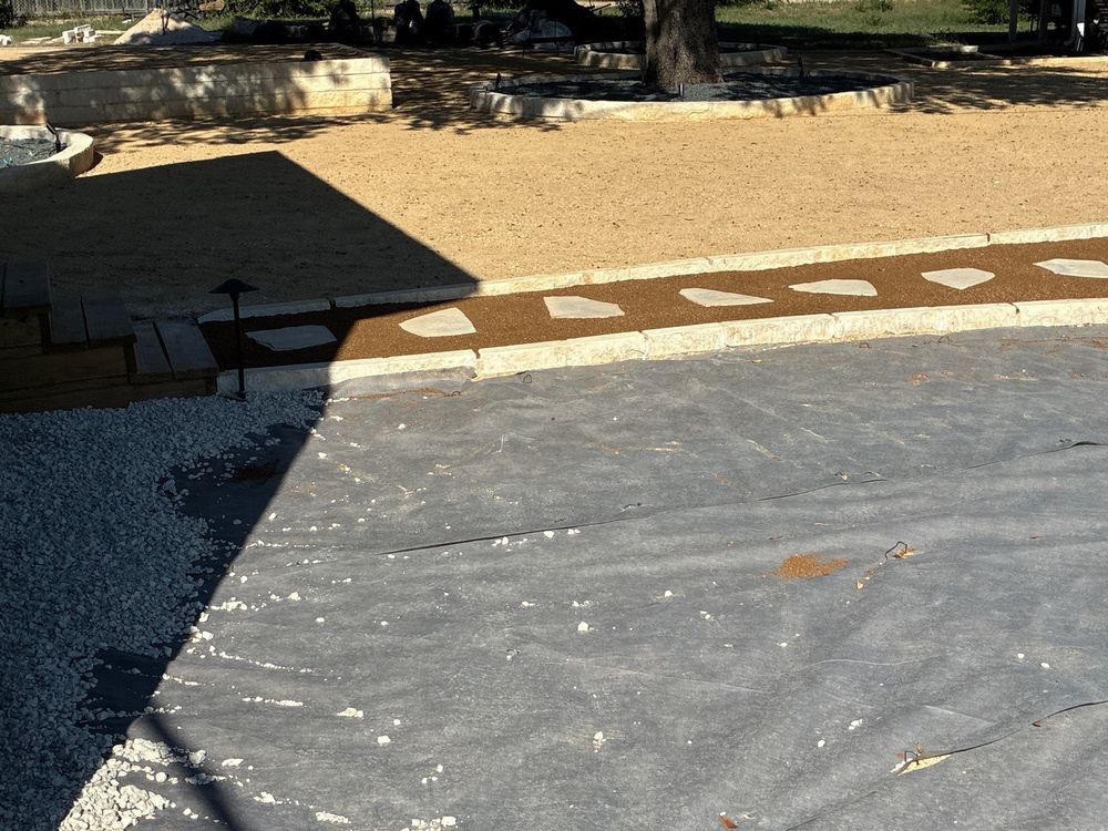 Landscape Design and Installation for Espinoza Landscape in Cibolo, TX