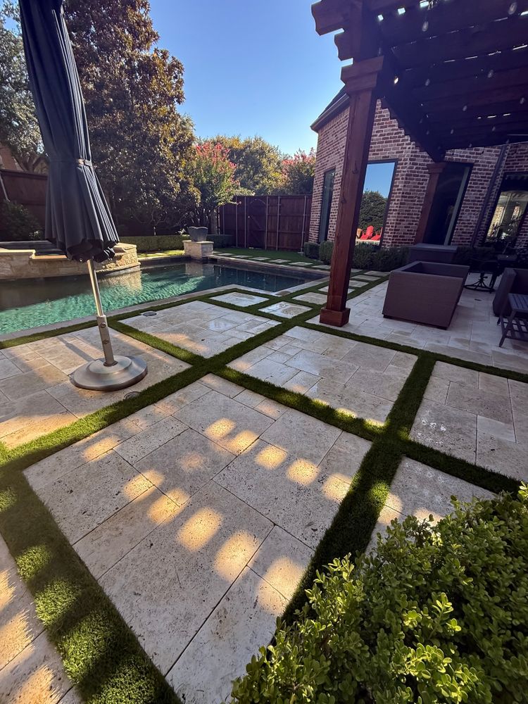 Turf & Landscaping for Walker Custom Exteriors in Dallas, TX