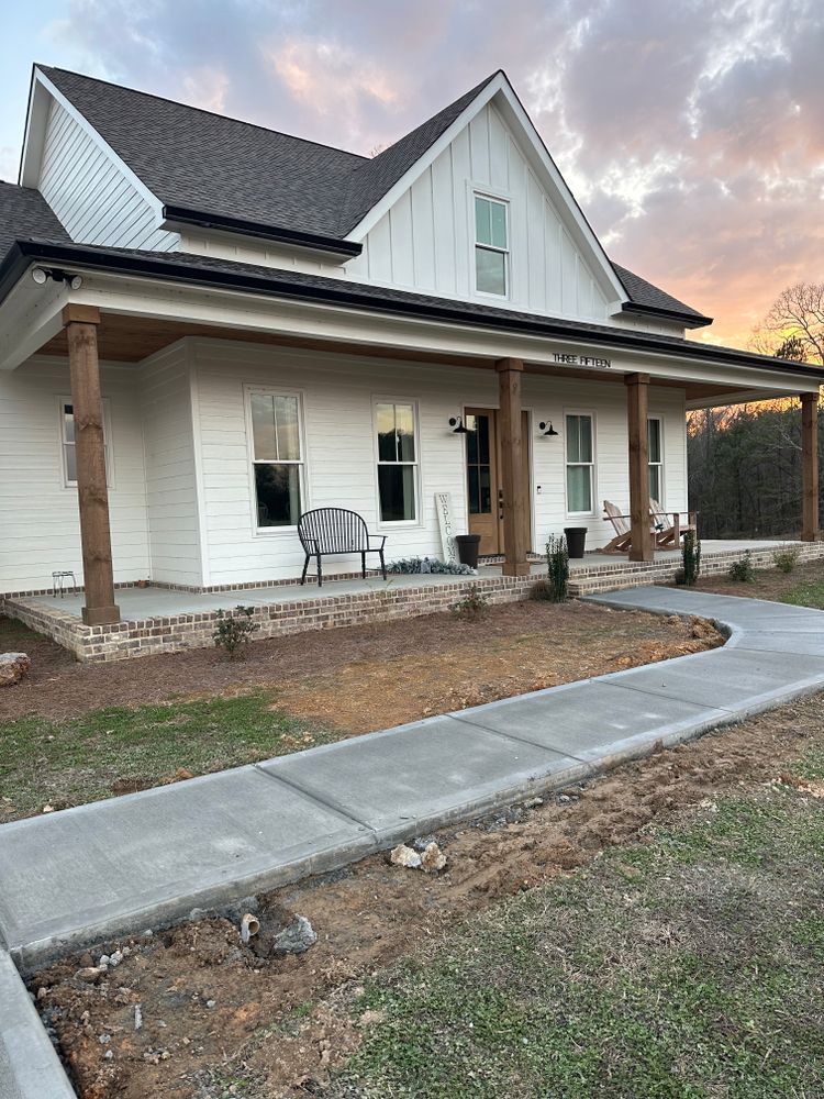 Farmhouse Project for Mason Built Homes in Calhoun, GA