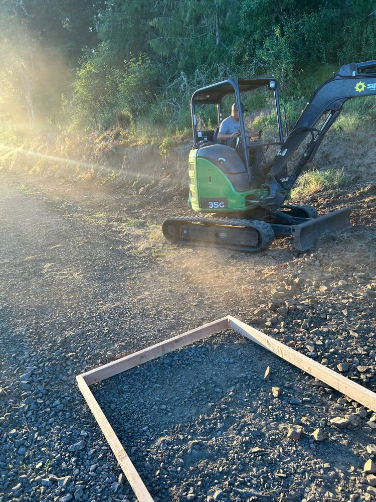 Our Ground Works & Brush Clearing service efficiently prepares your landscape, ensuring a clean, level area for fence installation while enhancing the aesthetic and accessibility of your outdoor space. for Ranch Handy Fencing & Cattle LLC in Harrisburg, OR