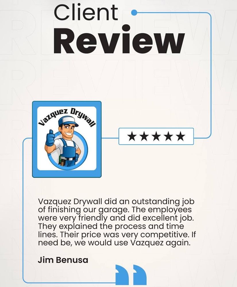 All Photos for Vazquez Drywall in Holmen, WI