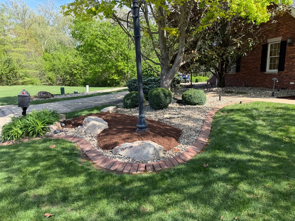 Landscape Installation for Mayfield Landscaping in Staunton, IL